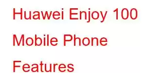 Huawei Enjoy 100 Mobile Phone Features