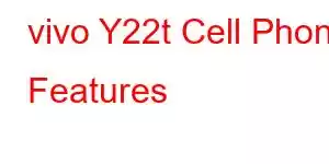 vivo Y22t Cell Phone Features