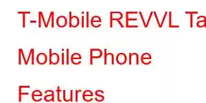 T-Mobile REVVL Tab Mobile Phone Features