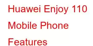 Huawei Enjoy 110 Mobile Phone Features