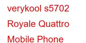 verykool s5702 Royale Quattro Mobile Phone Features