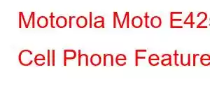 Motorola Moto E42s Cell Phone Features